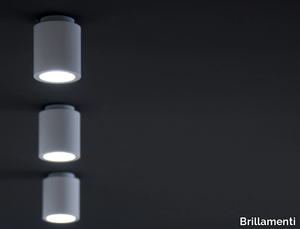 CILINDRETTO - LED ceiling aluminium spotlight _ Brillamenti