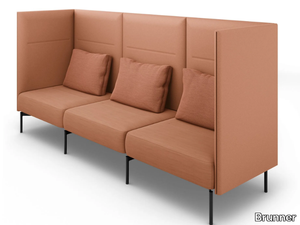 OVAL - High-back 3 seater sofa _ Brunner