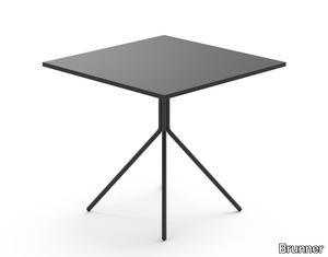 CRONA STEEL - Folding square steel garden table _ Brunner