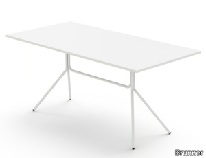 CRONA STEEL - Folding rectangular steel garden table _ Brunner