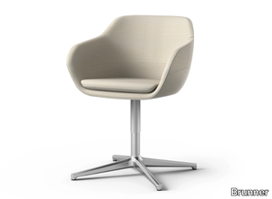 CRONA - Swivel chair with armrests _ Brunner