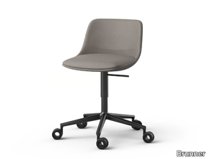 CRONA UP - Swivel office stool with 5-Spoke base with castors _ Brunner