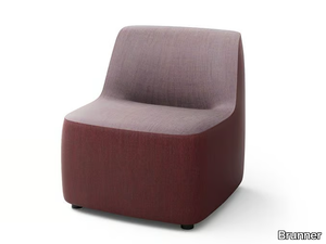 PADS - Modular armchair with castors _ Brunner