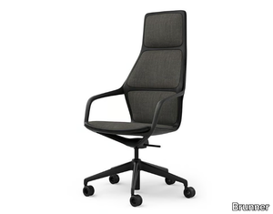 RAY - Height-adjustable office chair with 5-Spoke base with armrests _ Brunner