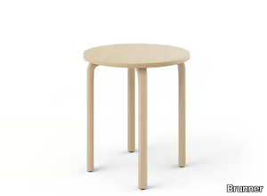 FEEL - Round wooden side table _ Brunner