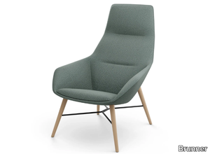 RAY SOFT LOUNGE - High-back lounge chair _ Brunner