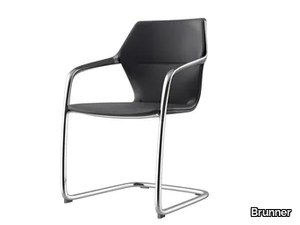 RAY - Cantilever ergonomic leather chair _ Brunner