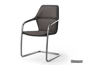 RAY - Ergonomic cantilever fabric chair _ Brunner