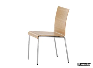 VERONA - Wood veneer chair _ Brunner