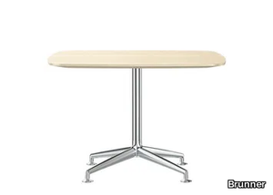 FINA CONFERENCE - Aluminium and wood meeting table _ Brunner