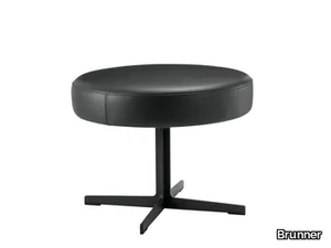 BANC - Low leather stool _ Brunner