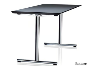 SLEIGHT - Folding rectangular office desk _ Brunner