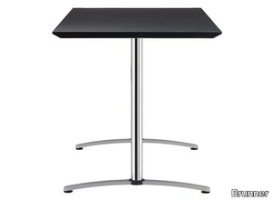 CROSS - Rectangular steel table _ Brunner