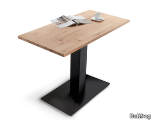 THEKLA - Steel and wood dining table _ Bullfrog