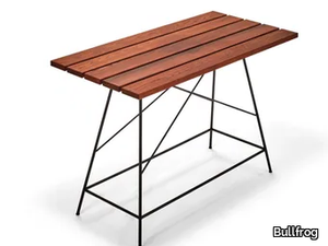 OD OLALA - Rectangular wooden high table _ Bullfrog