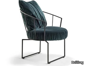 OD GIN - Fabric garden armchair with armrests _ Bullfrog