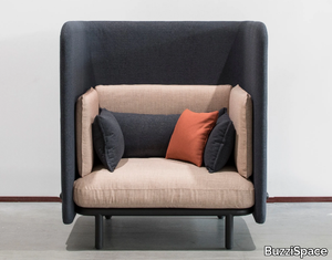 BUZZISPARK - Fabric armchair high-back _ BuzziSpace