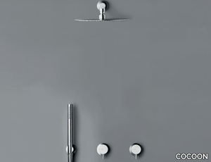 COCOON MONO SET20 - Shower mixer with overhead shower _ COCOON