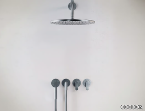 JP SET22THERM.2 - 5 hole thermostatic stainless steel shower set _ COCOON