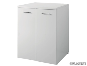 BASE LAVANDERIA - Chipboard laundry room cabinet with hinged doors for washing machine _ COLAVENE