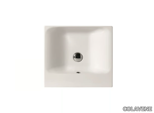 CENTO - Single ceramic washbasin _ COLAVENE