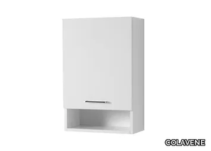 PENSILE LAVANDERIA - Wall-mounted chipboard laundry room cabinet with hinged doors _ COLAVENE