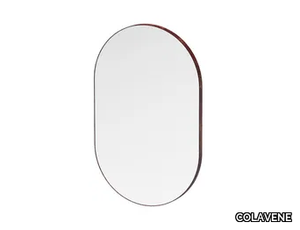 Oval mirror - Oval wall-mounted metal mirror _ COLAVENE