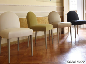 ISCHIA - Upholstered leather chair _ COLLI CASA