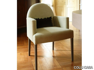 ISCHIA - Upholstered fabric easy chair with armrests _ COLLI CASA