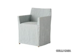 RAPALLO - Solid-color fabric chair cover _ COLLI CASA