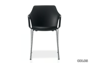 VESPER 2 - Stackable polypropylene chair with armrests _ COLOS