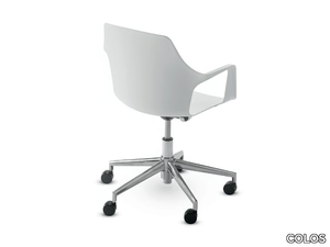 VESPER 2SW - Swivel polypropylene chair with armrests _ COLOS