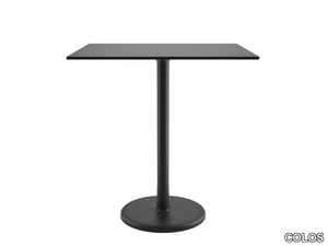 ALFIERE B/R - Rectangular table in painted metal and top in HPL _ COLOS