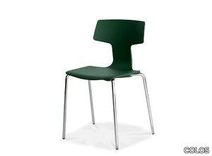 SPLIT 1 - Stackable polypropylene chair _ COLOS