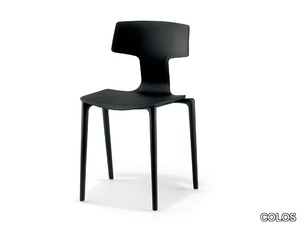 SPLIT - Stackable polypropylene chair _ COLOS