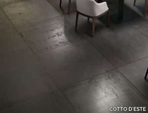 METAL - IRON - Laminated stoneware wall/floor tiles with metal effect _ COTTO D'ESTE