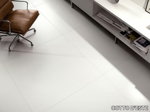 BLACK-WHITE - ULTRAWHITE - Ultra thin laminated stoneware wall/floor tiles _ COTTO D'ESTE