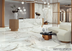 ALLURE - CALACATTA - Laminated stoneware wall/floor tiles with marble effect _ COTTO D'ESTE