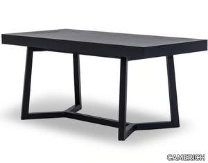 VESSEL - Rectangular wooden executive desk with drawers _ CAMERICH