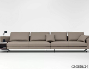 WAKE - Sectional leather sofa with storage space _ CAMERICH