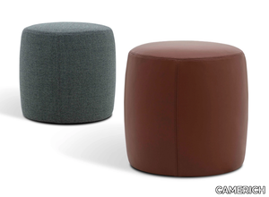 DRUM - Round upholstered pouf _ CAMERICH