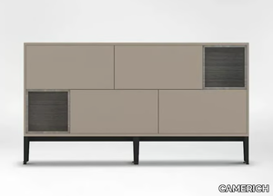 PIXEL - Wooden sideboard with flap doors _ CAMERICH