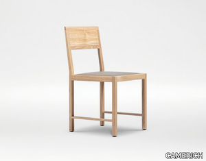 BAIANA - Chair with ash structure and leather seat _ CAMERICH