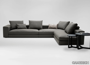 CASA - Modular fabric sofa with chaise longue _ CAMERICH