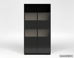 CONTENT - Wooden bookcase with open storage space _ CAMERICH