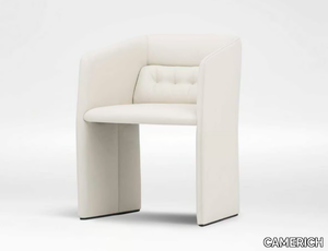 ECHO - Sled base tufted fabric chair _ CAMERICH