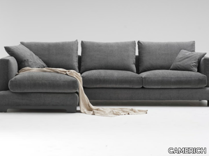 LAZYTIME - Sectional fabric sofa with chaise longue _ CAMERICH