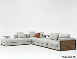 NATURE - Modular fabric sofa with removable cover with chaise longue _ CAMERICH