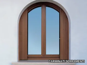 KLIMA 80 - Oak casement window _ CARMINATI SERRAMENTI