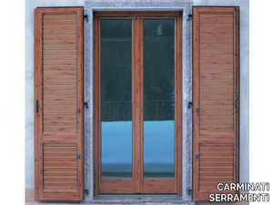 PASSIVE 120 - Aluminium and wood patio door _ CARMINATI SERRAMENTI